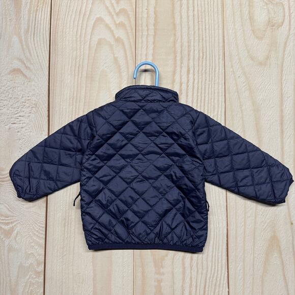 Patagonia Nano Puff Baby 3-6 Months Primaloft Insulated Jacket Quilted Navy - Picture 2 of 7